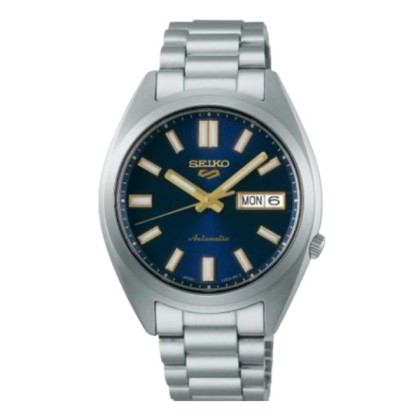 Seiko 5 Sports SNXS Series SEIWSRPL55K1 Blue Dial Stainless Steel Bracelet Analog Men Watch